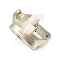 Solution de fraisage à émbout carré CNC 125A06R-S90LN16-C, fraise indexable pour plaquettes LNGU160708SR-M, fraise à coque de 125 mm de diamètre