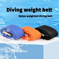 Ceinture de plongée en nylon prix usine 59 Options multicolores à dégagement rapide en acier inoxydable durables pour adultes piscine plage sous-marine