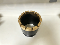 Broca de diamante impregnado de carburo de tungsteno de 112 mm y 132 mm para perforación de pozos y exploración geológica con sistema de cable.