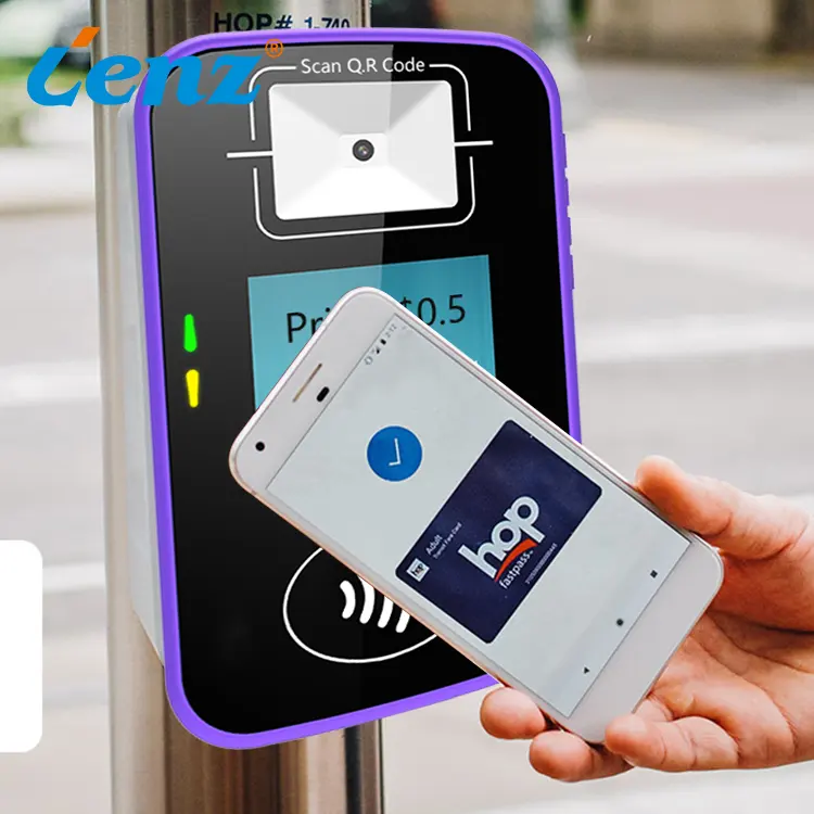 Terminal Cashless do Validator POS do ônibus NFC do leitor de cartão do pagamento para o sistema do bilhete do ônibus do transporte público