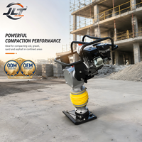 Compacteur à essence modèle 110 avec moteur importé 5,5-6,5 CV pour le compactage du sol et la construction