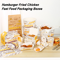 Boîte en papier personnalisée pour emballages de poisson et frites, boîte à emporter pour poisson et frites, boîte à emporter pour fast-food, boîtes d'emballage pour hamburgers et pizzas avec logo