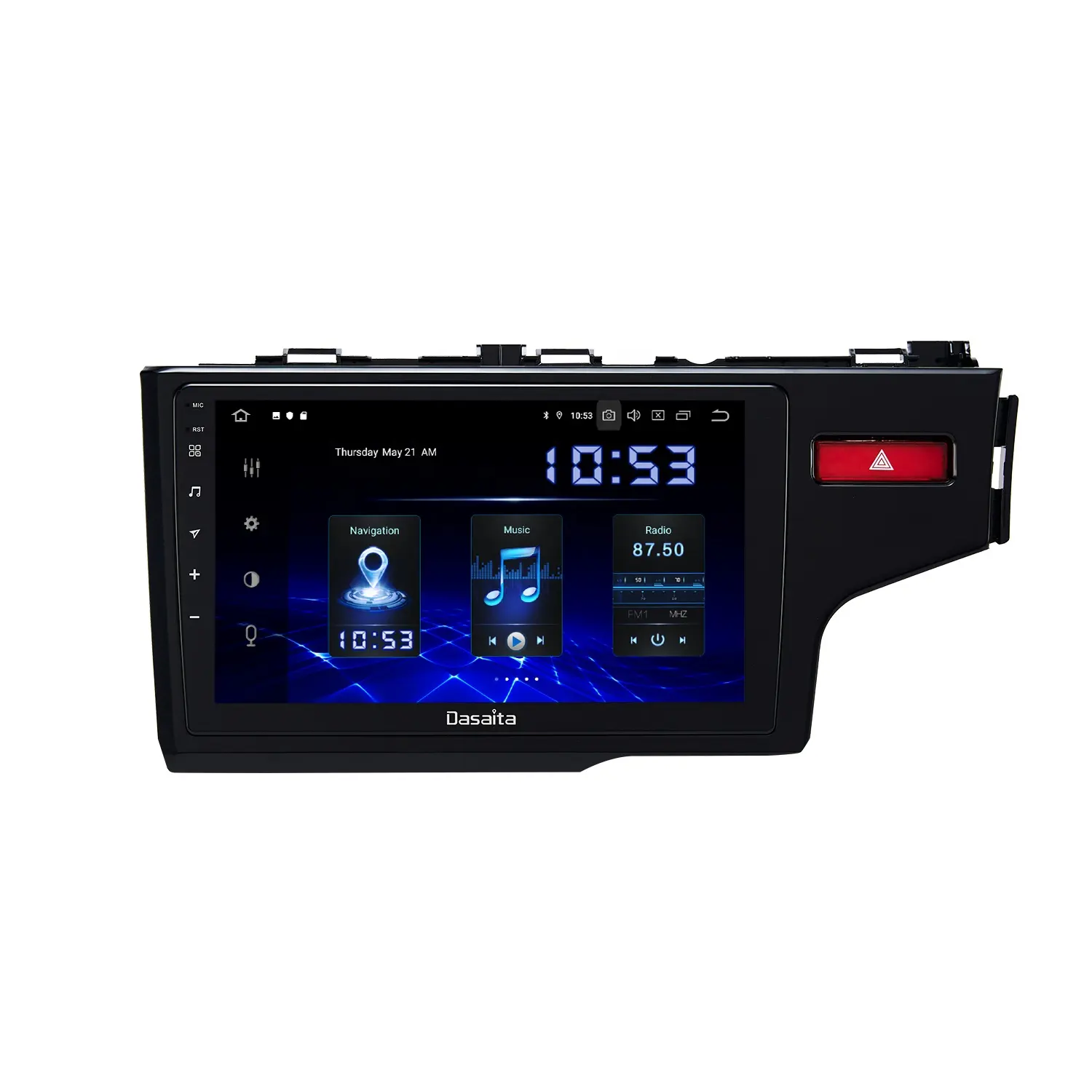 Dasaita MAX10 for Honda Fit Jazz2014-2020カーステレオ1280*720 Apple Carplay Wifi GPS RAM 4G ROM64GカーAndroidラジオ