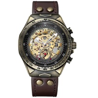 BINBOND A275 mode rétro Style Reloj Hombre étanche automatique mécanique affaires luxe montre pour hommes automne montres pour hommes