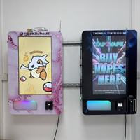 Máquina Expendedora Inteligente de Pared para Bares con Pantalla Táctil de 32 Pulgadas, Código QR para Tabaco, Pago con Token SDK y Monitoreo Remoto