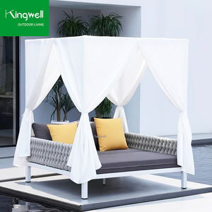 Mobilier moderne de style durable en aluminium pour la plage, le jardin et l'hôtel. - Product Image 3