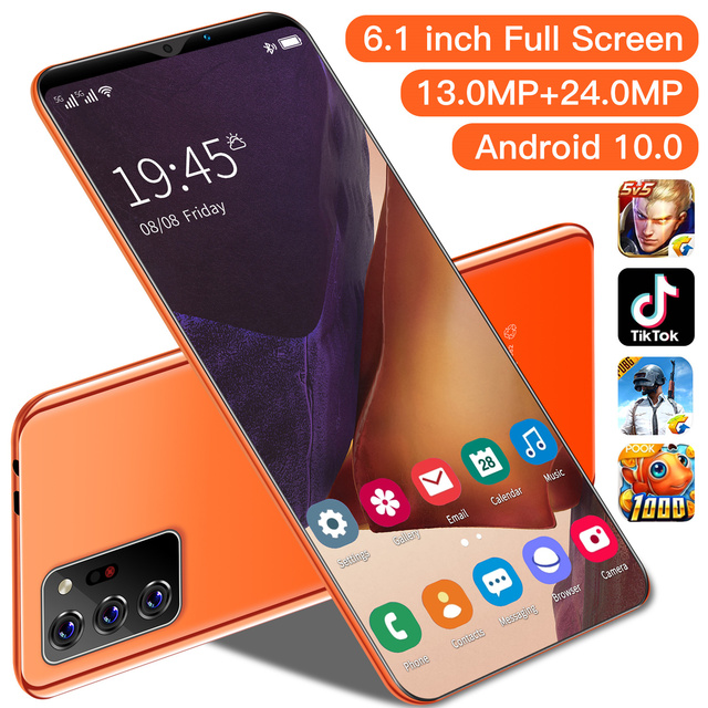 Note 30 Plus Large Battery New 4g Free Delivery Mobile Phone Android10 Gaming Smartphone Cellphone 6.1Inch 4GB+ 64GB Smartphone
