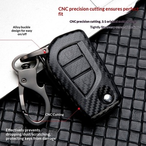 Fundas para Llaves de Toyota Corolla, Levin, Highlander; Carcasas para Llaves de Camry de 8.ª Generación, Yaris, CHR con Acabado Mate - Product Image 1