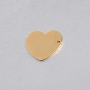 Lucidato a specchio Arcobaleno In Acciaio Inox FAI <span class=keywords><strong>DA</strong></span> TE Inciso Logo Del Cuore di Amore Dei Pendenti di Fascini - Product Image 6