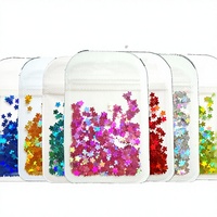 Approvisionnement transfrontalier : Série de paillettes florales laser en sachet de 10g, pour coques de téléphone DIY, slime et cristaux à motif floral