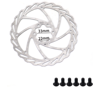 160mm 6 pouces disque de frein à disque en acier inoxydable pour vtt montagne route Cruiser vélo pièces de vélo