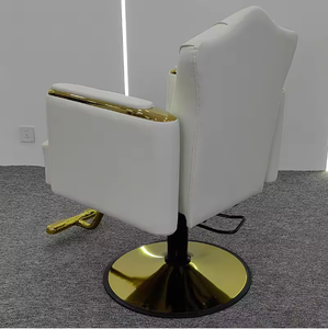 Équipement élégant pour salon de coiffure, mobilier pour barbier et salon de beauté, chaises de barbier de style luxueux - Product Image 6