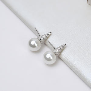 Pendentif en argent S925 en forme de chien, ensemble de bijoux pour femme, chien ballon personnalisé, accessoires en perles, boucles d'oreilles à clous DIY, support d'air - Product Image 2