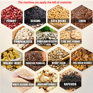 Mini Prensa de Aceite de Tornillo Totalmente Automática para Uso Doméstico y Pequeños Negocios, 10KG/Hora, Acero Inoxidable, Prensado en Frío de Aceite de Sésamo - Product Image 4