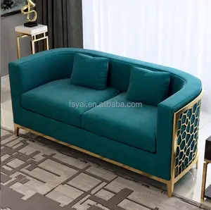 Set Sofa Kulit Kerajinan Tambal Sulam Kain Modern Mebel Filipina Set Sofa Ruang Tamu Sofa Ruang Tamu