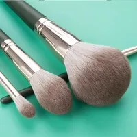 2020 chaude Synthétique de Luxe Brosse Cosmétique Vert de Haute Qualité Pinceaux De Maquillage Avec Sac
