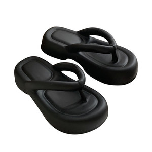 XIXITIAO Ciabatte Estive <span class=keywords><strong>da</strong></span> Donna con Suola Spessa, Tinta Unita, Stile Pillow Slides, per Vacanze e Spiaggia, Infradito alla Moda in EVA Cloud - Product Image 6