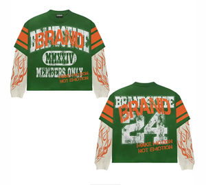 Sweat à capuche unisexe grande taille pour homme, tricoté respirant de haute qualité, avec impression personnalisée sur le devant, style streetwear oversize - Product Image 4