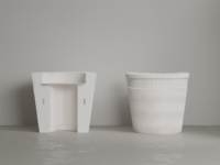 Comptoir de réception Spazepaper avec écran pliable pour bureau et exposition