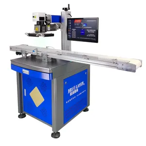 Machine de marquage laser de fibre de positionnement visuel CCD de pièces automobiles de gravure de bijoux d'or et d'argent
