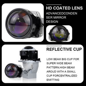 Faros Delanteros LED Bi-Proyector de Alta Calidad de 3 Pulgadas, 65 W, 12 V, 8000 Lúmenes, 6000 K, Resistentes al Agua, Luces Antiniebla para Conducir, Universales para Automóviles - Product Image 3