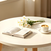 Table basse convertible de chevet pour chambre à coucher, mini table de luxe légère et portable, écologique, petite table de salon, canapé simple