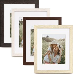 Designs 4x6 5x7 8x10 11x14 12x16 Inch MDF <b>Photo</b> <b>Frame</b> Wall Mount & Tabletop Display Classic Wood Picture <b>Frame</b> for Art Home - Product Image 1