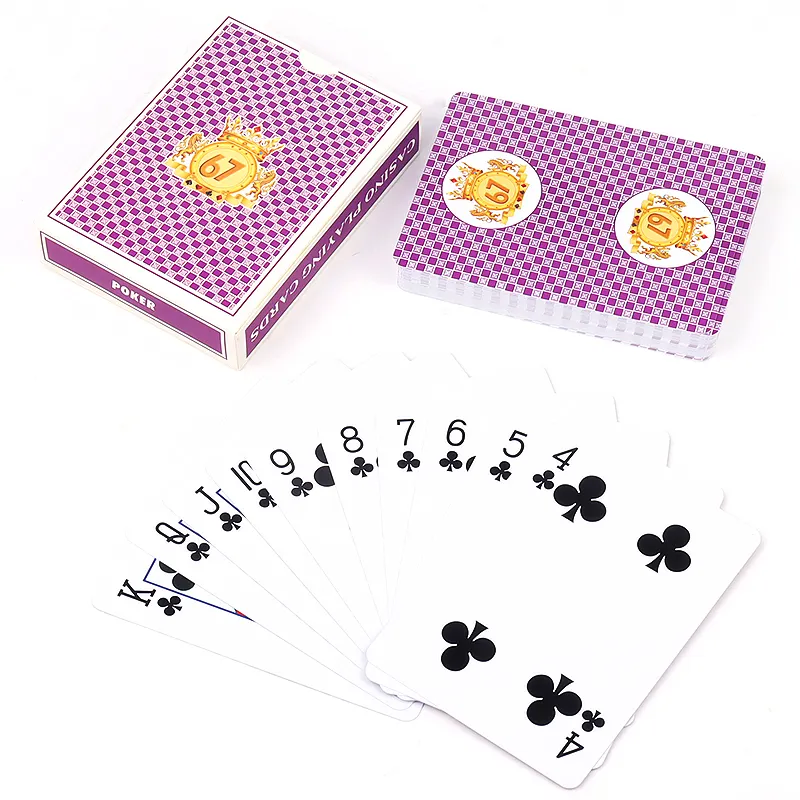 100% PVC Saudi Arabic Best Seller Custom Printing Waterproof Anti-Break High Quality Poker cards