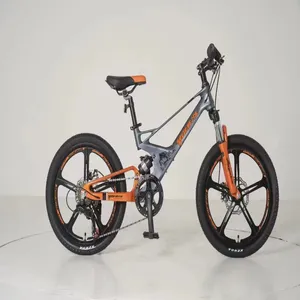 SL2045-7S 2024 Neues Modell Vollfederungs-Mountainbike hochwertiges Fahrrad aus Magnesiumlegierung für Kinder