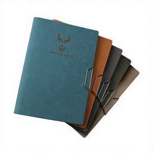 Carnet A5 en PU à feuilles mobiles avec boucle magnétique, agenda de bureau professionnel, personnalisable avec logo, promotionnel, vente en gros - Product Image 1