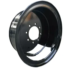 QIYU Brand 33x12-20 Skid Steer Loader Solid Tyres With Rim For Bobcat Wheel Loader 12-16.5