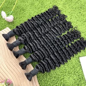 Extensiones de Cabello Natural Negro Crudo Camboyano de un Solo Donante, Grado 12A, 20 Pulgadas, para Trenzas Micro, para Vendedores de Trenzas Boho - Product Image 5