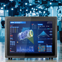 Lattepanda 3 Delta 864 komputer tertanam industri kasar All-in-One Windows/Linux HMI PLC ukuran saku dengan kerangka baja