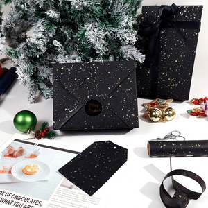 Haute Qualité Jetable Enduit Silicone Vierge 80g 43*300cm Six Étoiles Colorées Imprimé Papier D'emballage Cadeau - Product Image 6