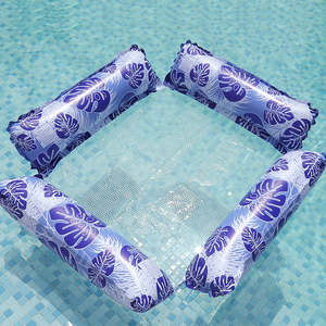 Offre Spéciale PVC chaise longue hamac piscine flotteur radeaux gonflables piscine chaise flottante Portable hamac matelas - Product Image 1