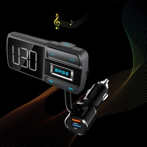 <span class=keywords><strong>2020</strong></span> nuevo producto Bluetooth manos libres Kit de coche con Bass Booster inteligente transmisor de FM - Product Image 4