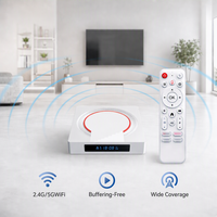 Topleo Android TV Box, Centro de Entretenimiento Multimedia Inteligente, Reproductor de Video OTT, RAM ROM Quad Core, Android TV Box Set Top Box
