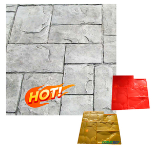 Stampo in Gomma per Pavimentazione in Cemento Decorativo, Tappetino per Impronte su Pavimenti da Giardino - Product Image 1