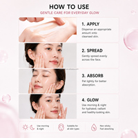 Sérum Visage Coréen Anti-Âge Éclaircissant à l'Acide Hyaluronique et à l'Essence de Mûre Végétalienne OEM, Soin de la Peau à la Centella et Vitamine C