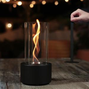 Nouveau design Mini foyer <span class=keywords><strong>portable</strong></span> sans fumée en acier inoxydable pour terrasse, table, bureau, brasseur à alcool décoré de galets - Product Image 1