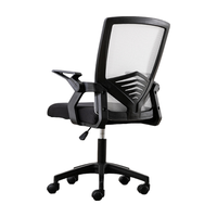 Mobilier de bureau Fauteuil inclinable à dossier Mesh Nylon Leg Support Executive Ergonomique Fauteuil de bureau pivotant à roulettes pour ordinateur