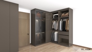 Planes exclusivos de diseño de <span class=keywords><strong>vestidor</strong></span>, <span class=keywords><strong>pequeño</strong></span> <span class=keywords><strong>vestidor</strong></span> personalizado para almacenamiento de ropa - Product Image 4