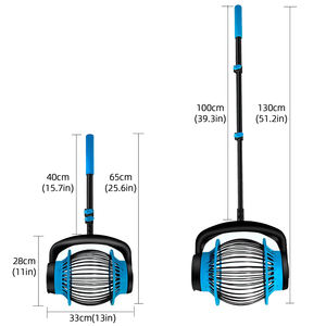 Vertak Balles de tennis Ramassage Balle Retriever Réglable Balle De Tennis Rouleau Collecteur Pied Actionné Petits Glands Écrou Rassembleur - Product Image 4