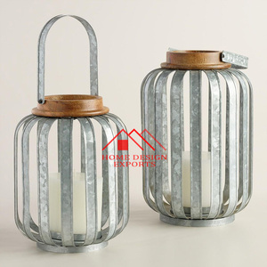 Farol de Vela Rústico Vintage de Hierro Galvanizado para Decoración Interior y Exterior, Portavelas Únicos - Product Image 4