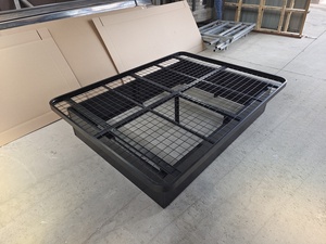 Phong cách California khách sạn giường cơ sở đồ nội thất nhà hiện đại kim loại sắt giường vua nữ hoàng đôi kích thước đầy đủ thấp nền tảng GIƯỜNG KHUNG - Product Image 3