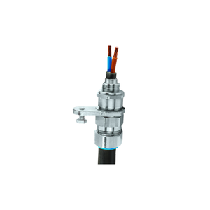 Presse-étoupe industrielle double étanchéité série Ciel Cmp E2w pour câbles blindés à gaine métallique avec serrage métal-métal - Product Image 3
