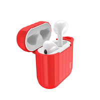 Nouvelle coque en silicone HOCO WB10, couleurs vives, pour écouteurs Airpods 1/2
