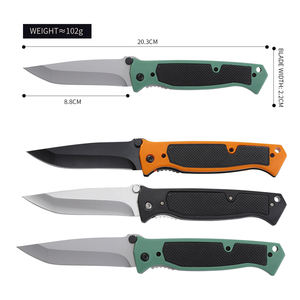 SELAN 折叠式小刀 3Cr13 钢刀片（2.8毫米厚） TPR 手柄 20.3厘米总长度 不可更换刀片 BY05 - Product Image 2