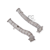 Tuyau d'échappement sport haute performance pour Audi RS6 RS7 S6 S7 4.0T en acier inoxydable T304, collecteur direct, amélioration de puissance pour la course