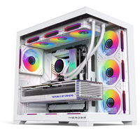 Casing OEM Pabrik untuk PC Desain Terbaru Model Micro ATX Komputer Gaming Suku Cadang Komputer Populer Desktop Gamer PC